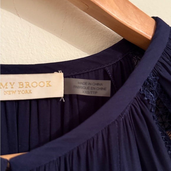 RAMY BROOK SIZE XXS NAVY DRESS - Picture 8 of 8